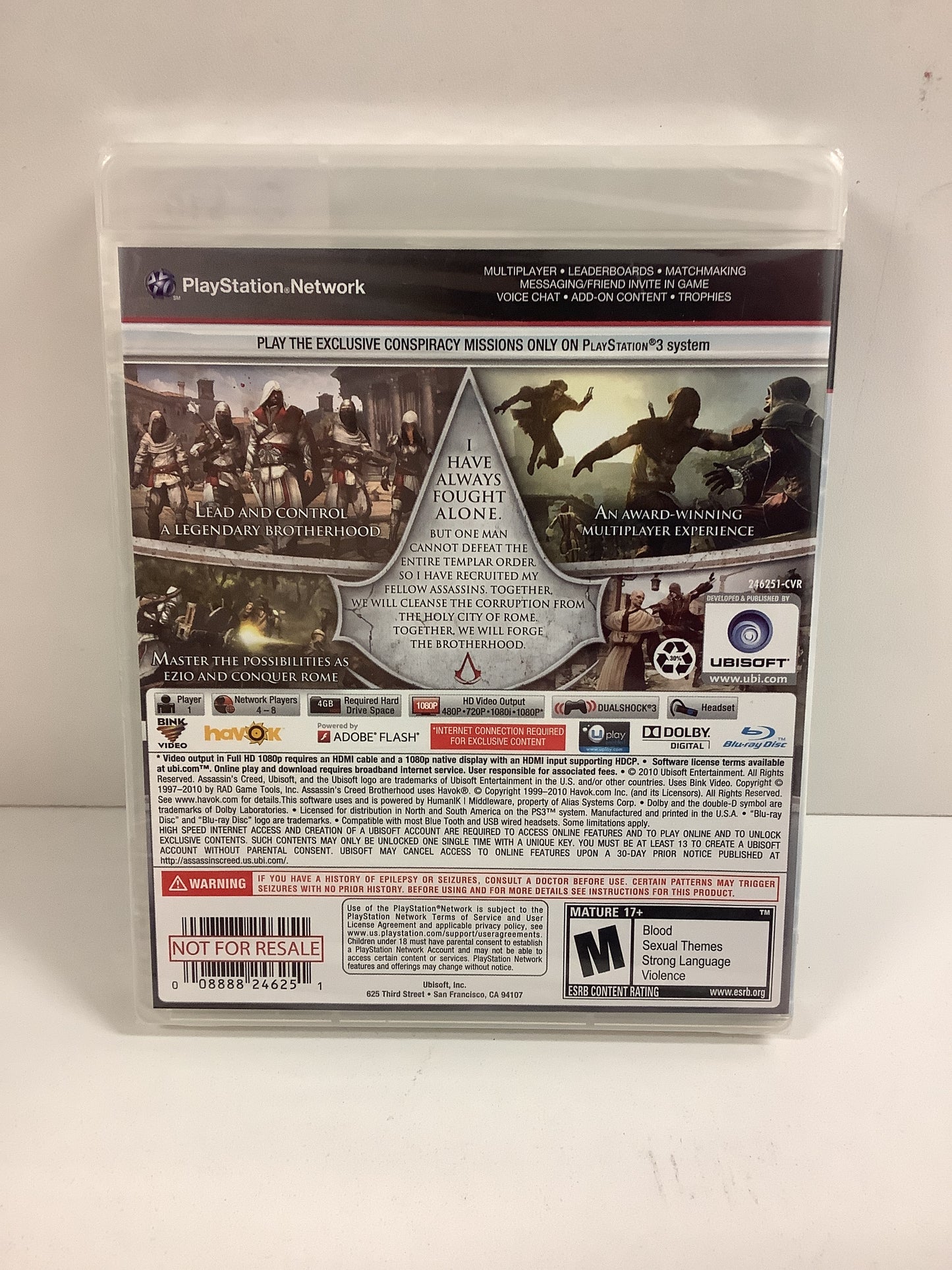 Assassin's Creed: Brotherhood - Playstation 3