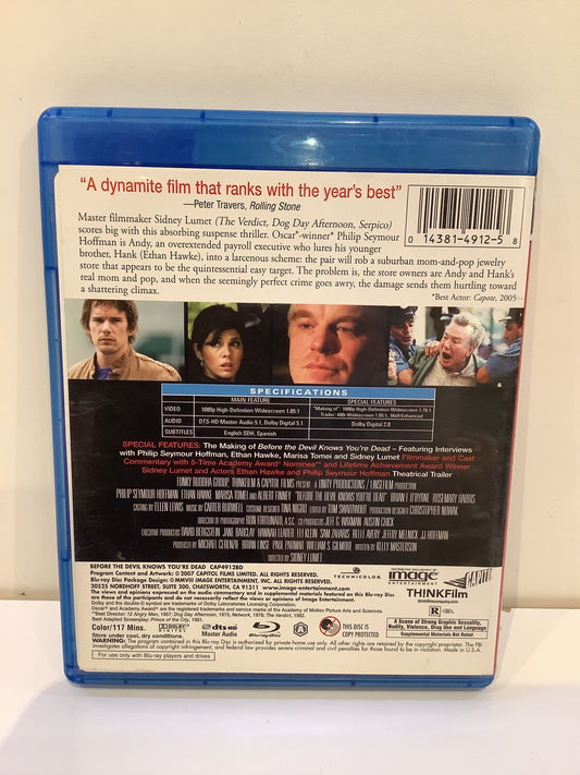 Before The Devil Knows You're Dead - Blu-Ray