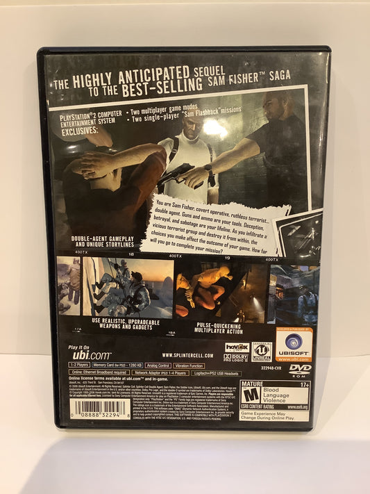 Splinter Cell Double Agent - Playstation 2