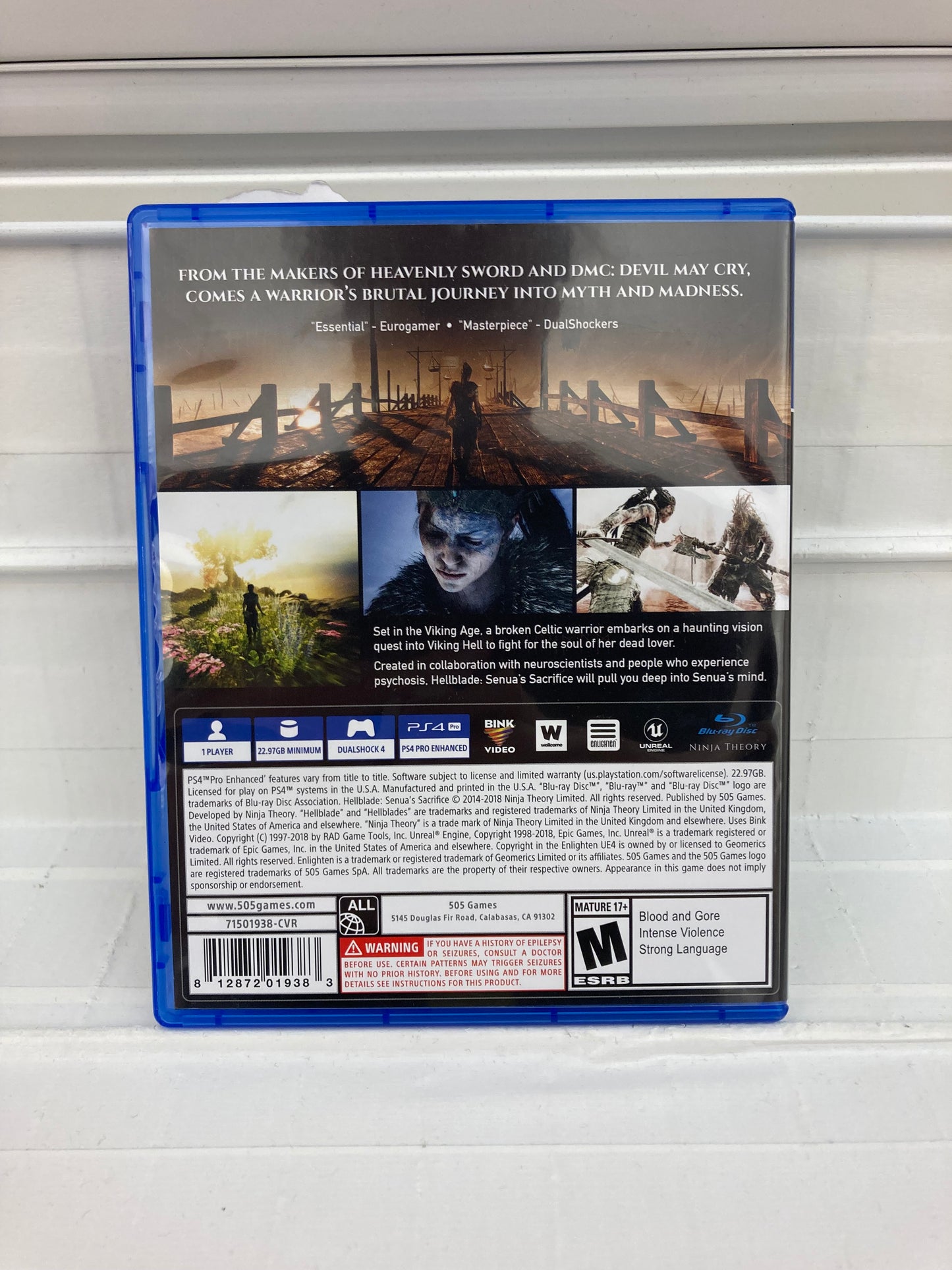 Hellblade Senua's Sacrifice - Playstation 4