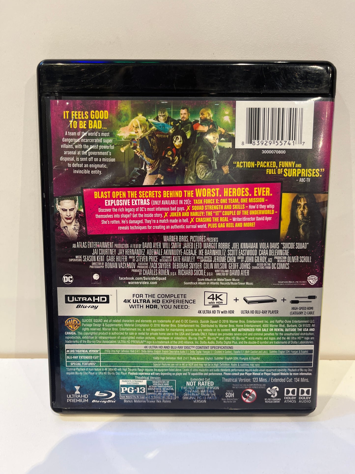 Suicide Squad 4K - Blu-Ray