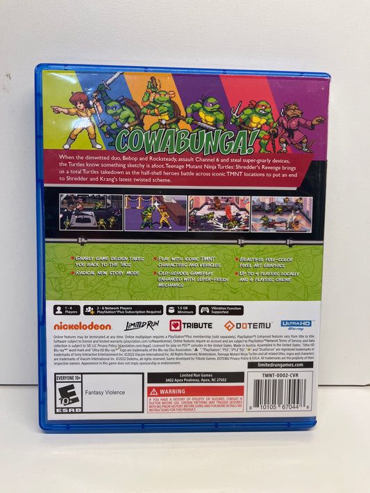 Teenage Mutant Ninja Turtles Shredder's Revenge - Playstation 5