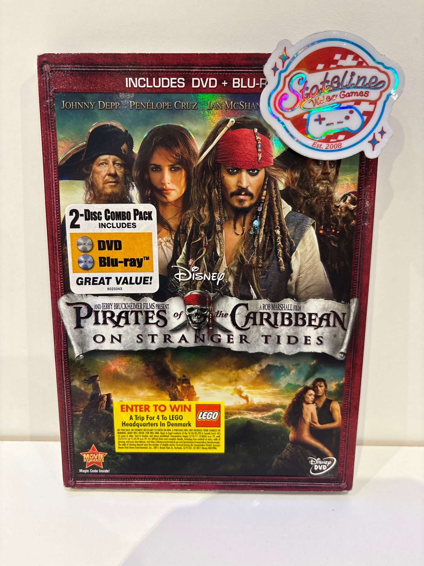 Pirates of the Caribbean: On Stranger Tides - DVD