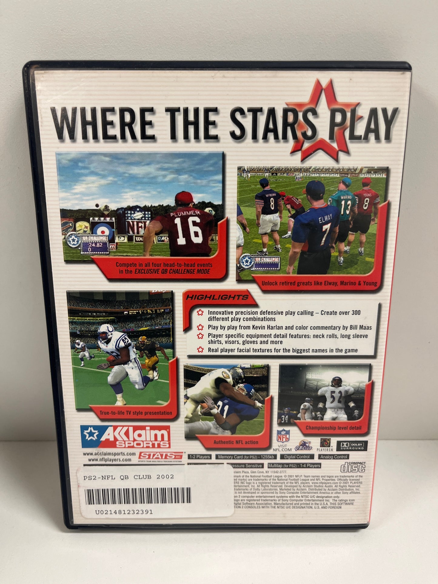 NFL QB Club 2002 - Playstation 2