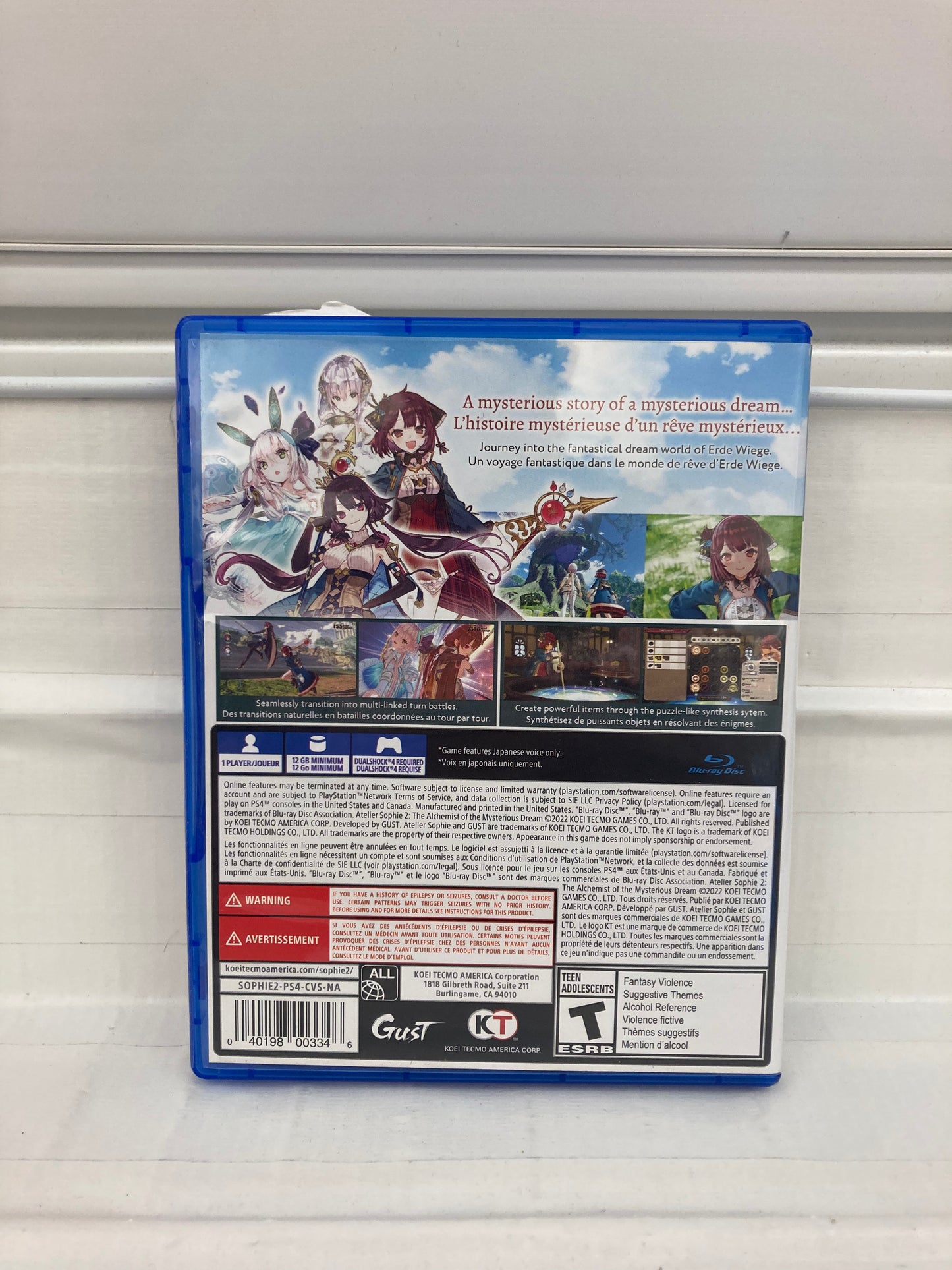 Atelier Sophie 2: The Alchemist of the Mysterious Dream - Playstation 4