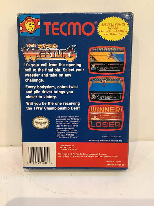 Tecmo World Wrestling - NES