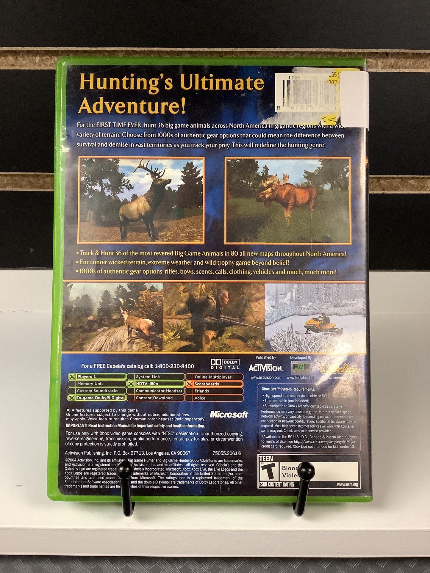 Cabela's Big Game Hunter 2005 Adventures - Xbox