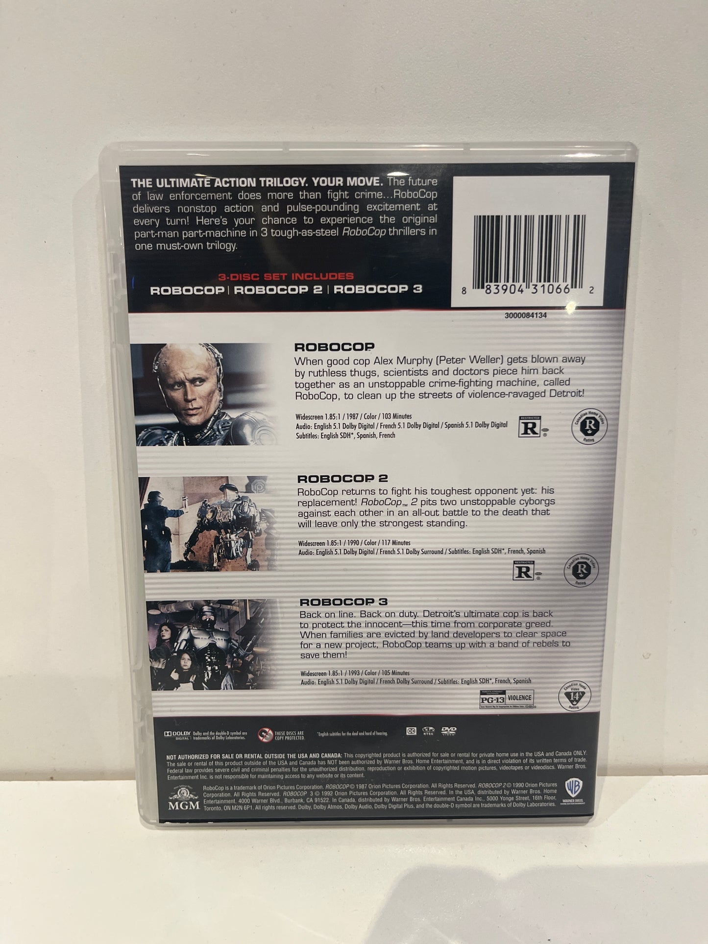 Robocop Trilogy Collection - DVD