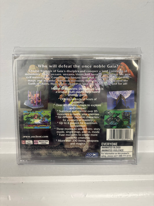 Master of Monsters Disciples of Gaia - Playstation