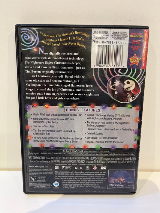 The Nightmare Before Christmas - DVD