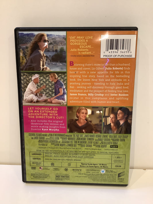 Eat Pray Love - DVD