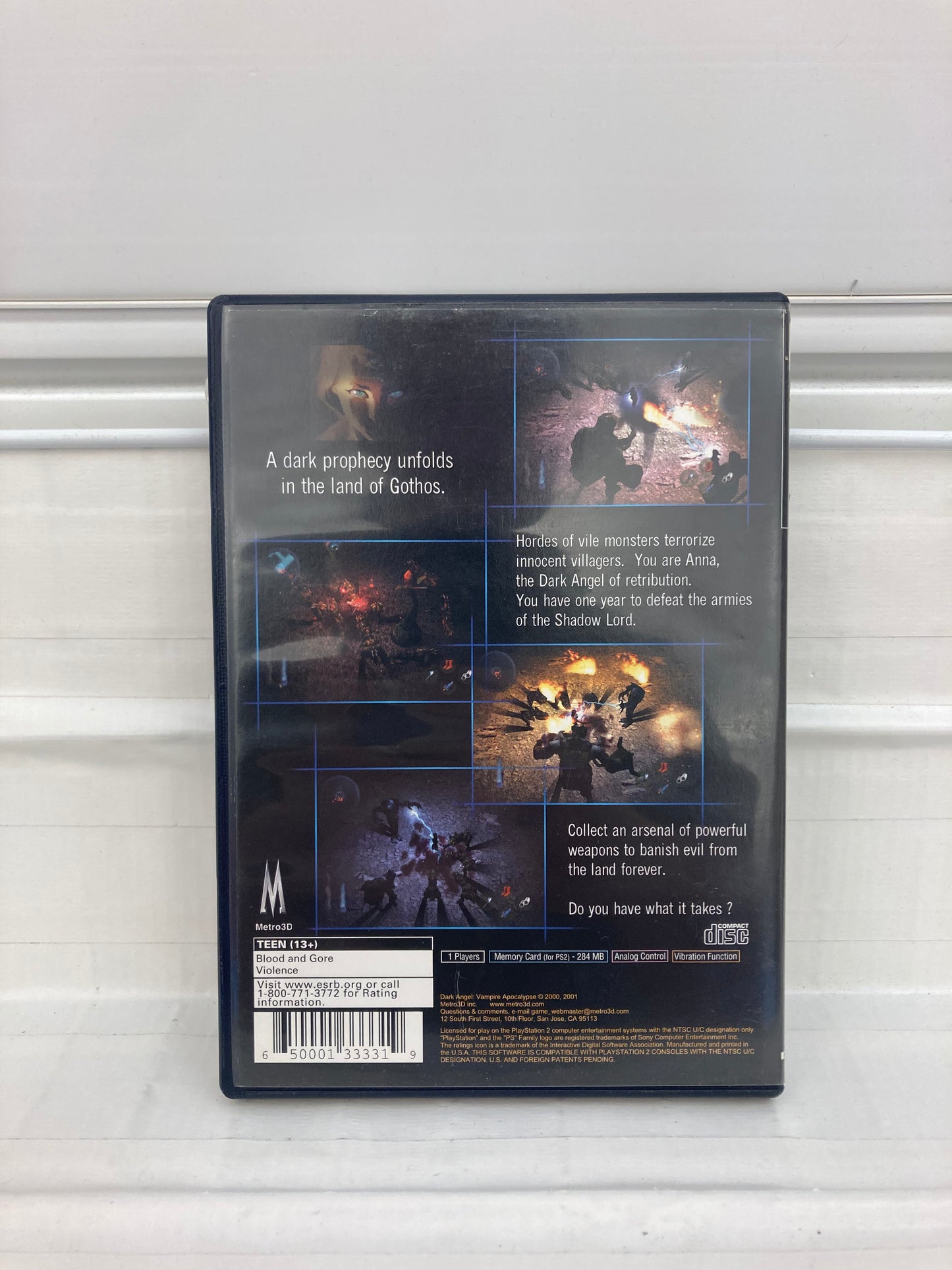 Dark Angel Vampire Apocalypse - Playstation 2
