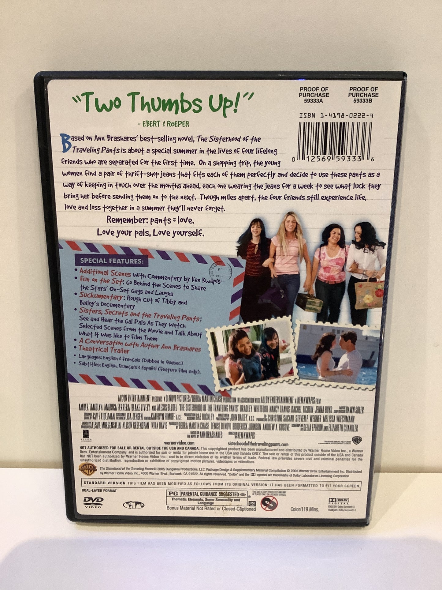 The Sisterhood of the Traveling Pants - DVD