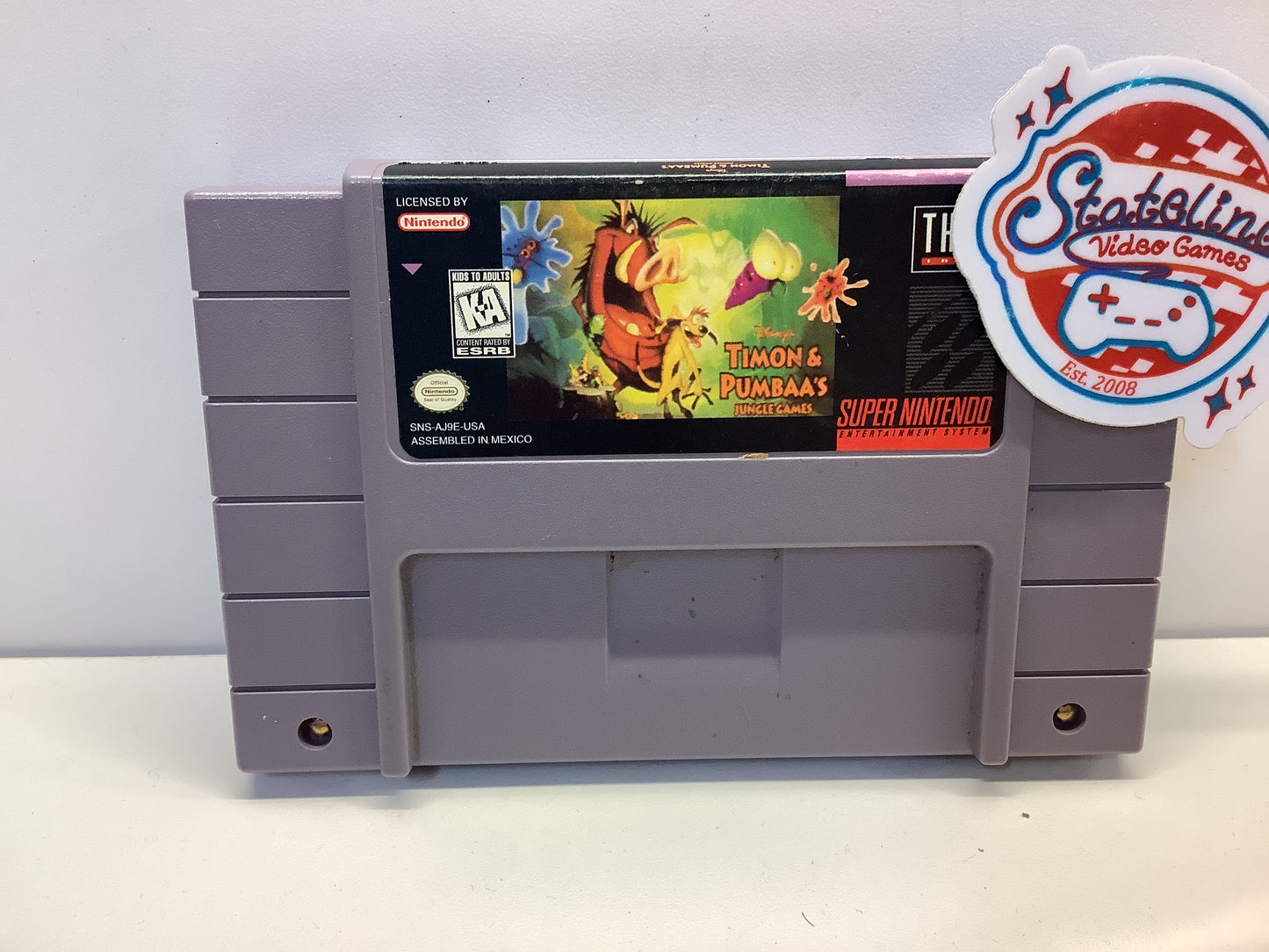 Timon and Pumbaa Jungle Games - Super Nintendo