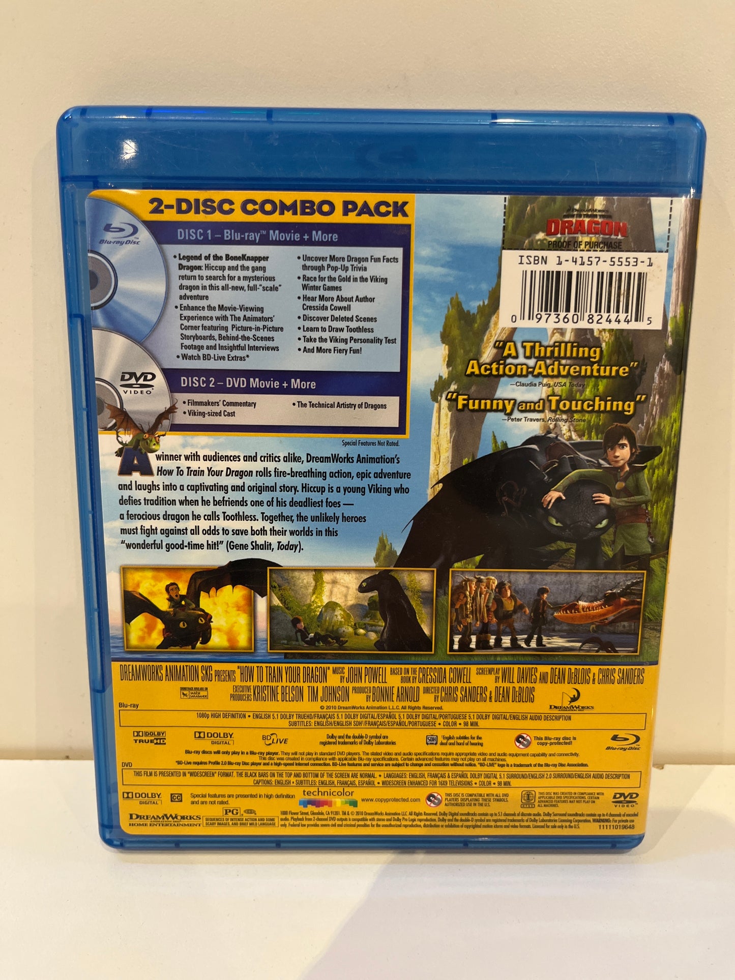 How to Train Your Dragon - Blu-Ray