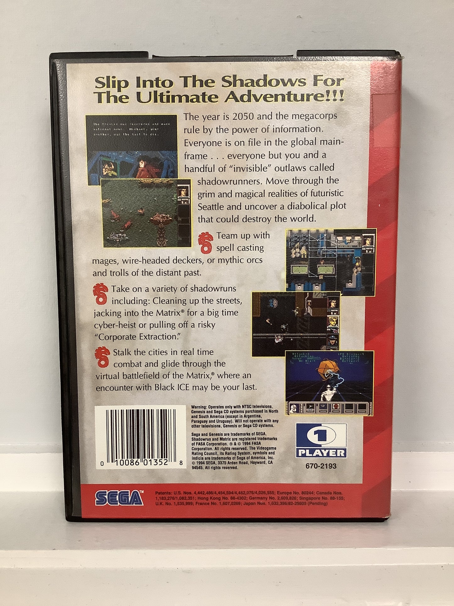 Shadowrun - Sega Genesis