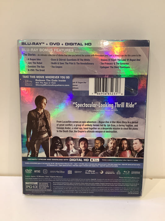 Rogue One: A Star Wars Story - Blu-Ray