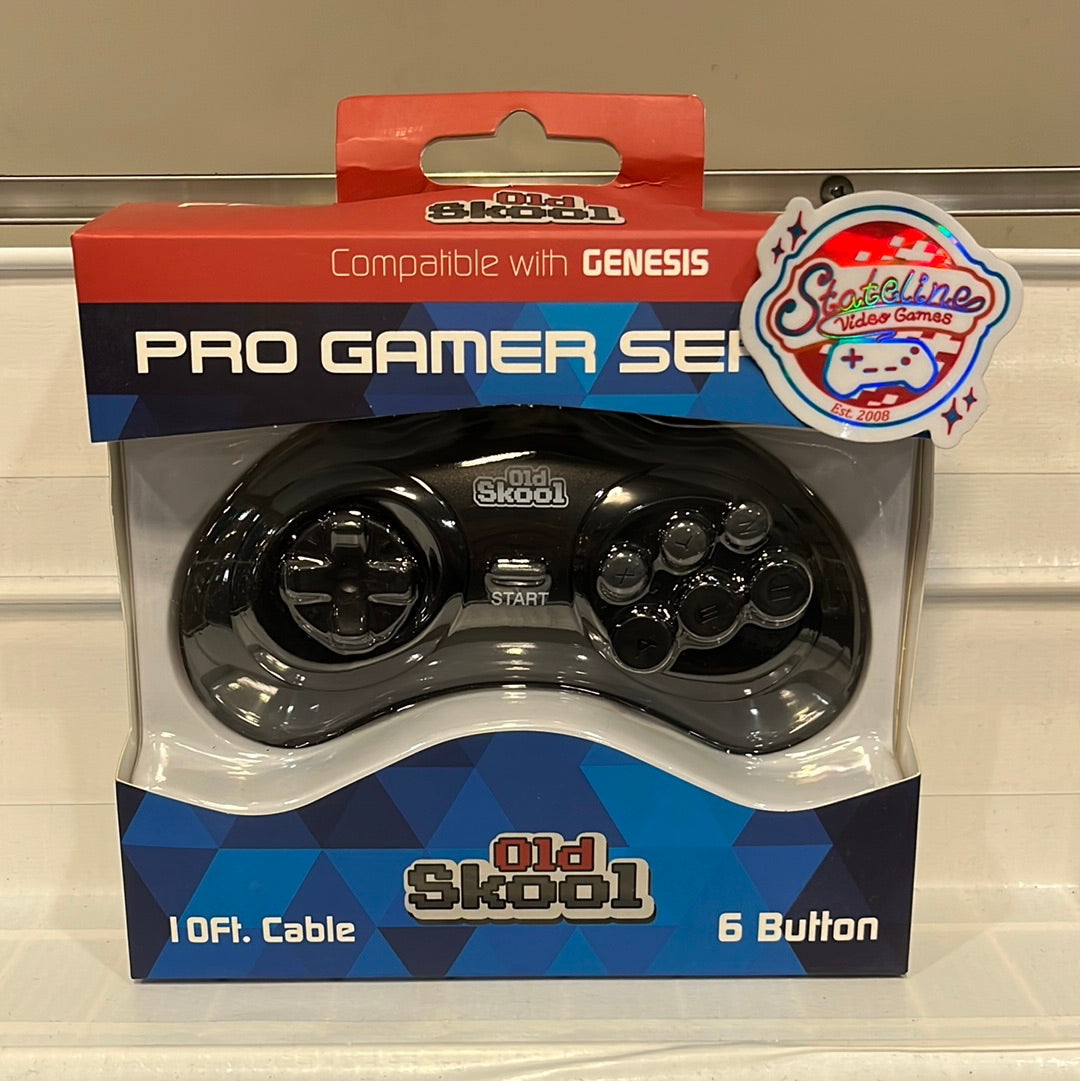 Old Skool Pro Gamer Series Genesis Controller - Sega Genesis