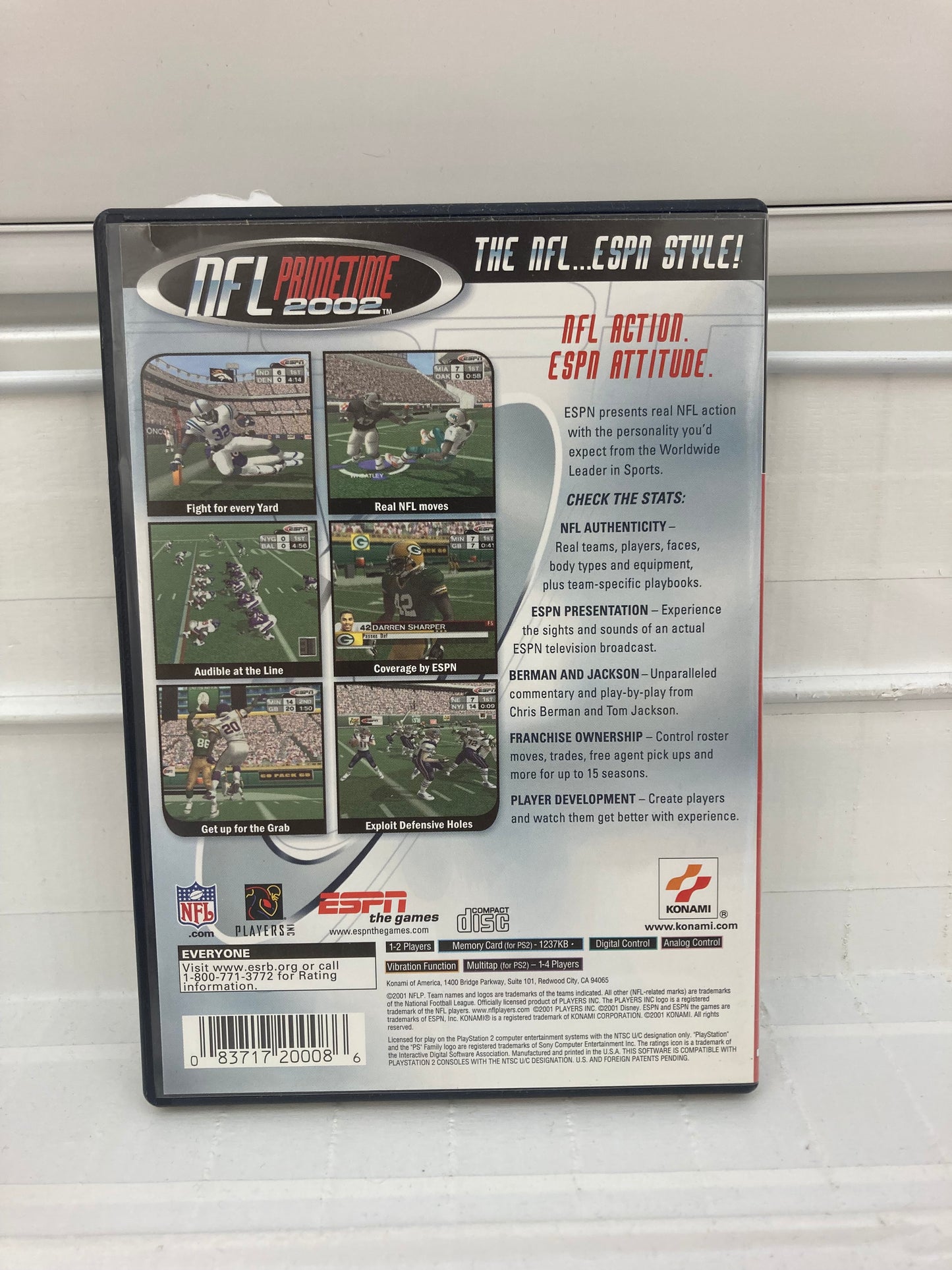 ESPN NFL Prime Time 2002 - Playstation 2