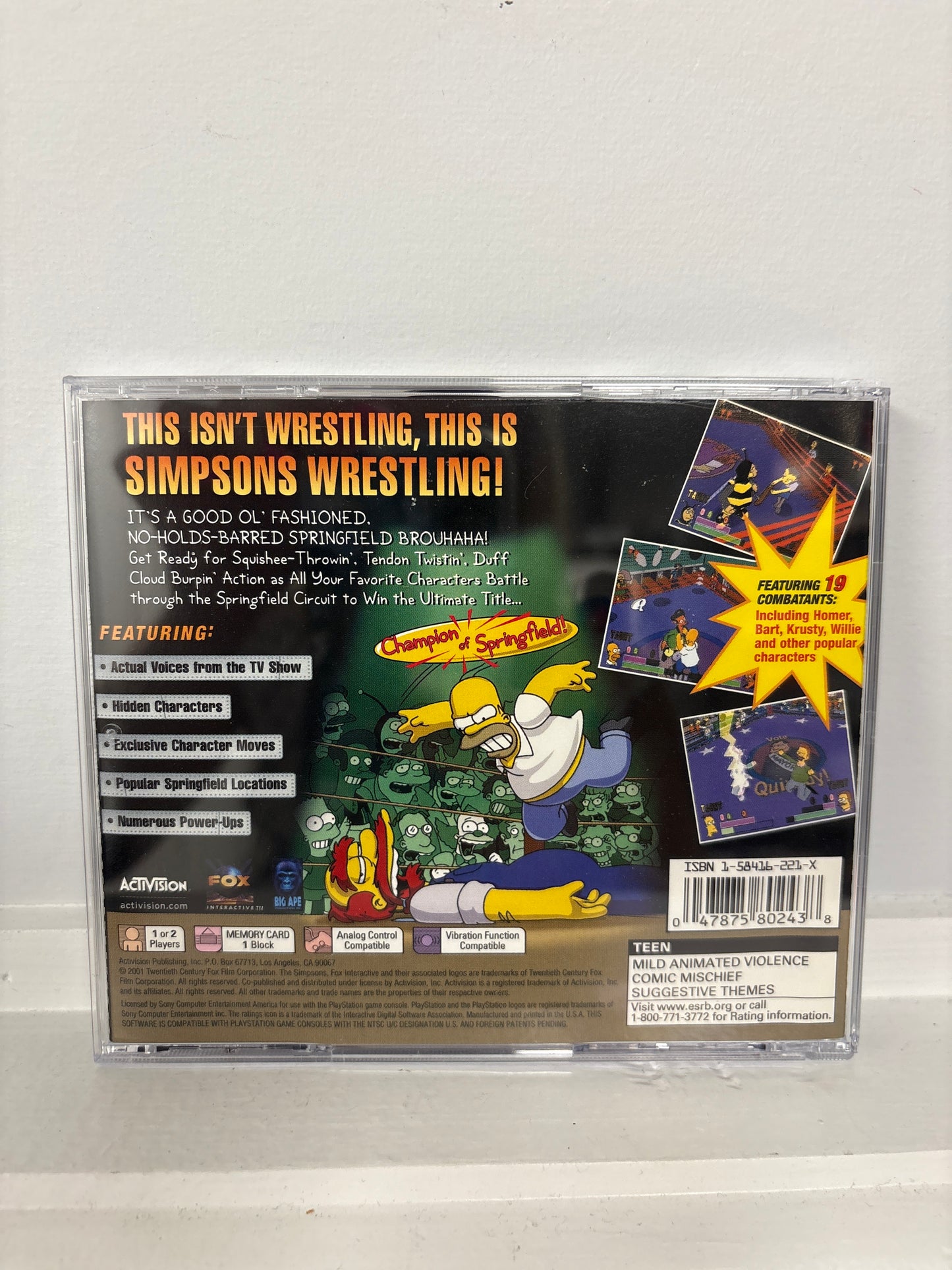 The Simpsons Wrestling - Playstation