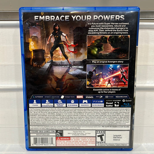 Marvel Avengers - Playstation 4