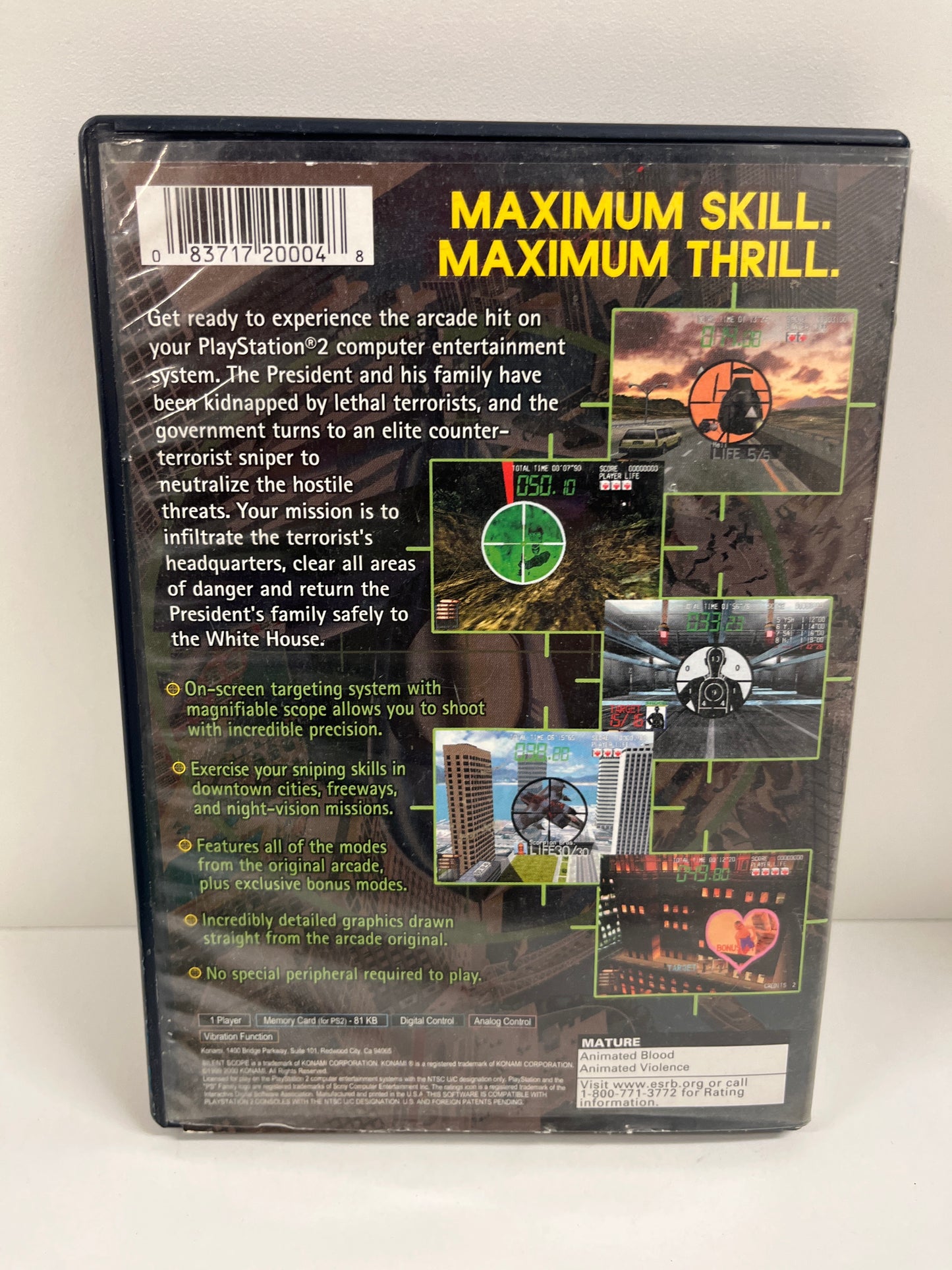 Silent Scope - Playstation 2