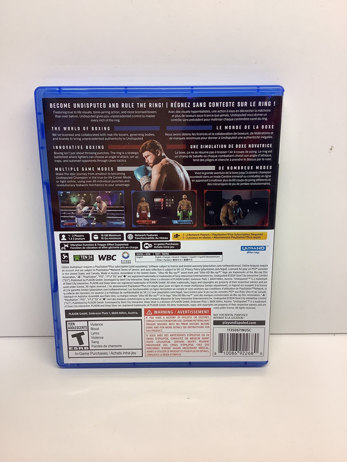 Undisputed - Playstation 5