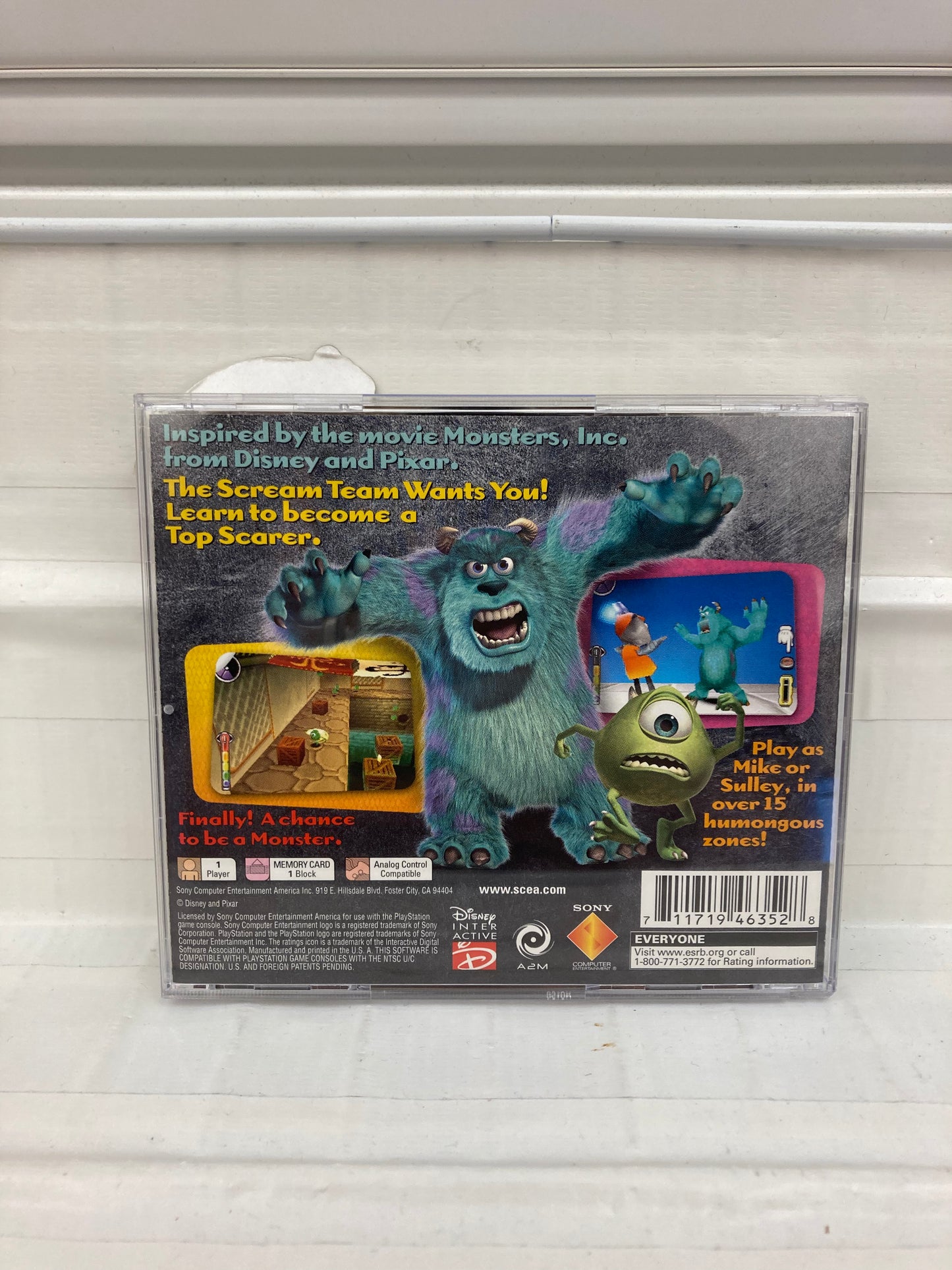 Monsters Inc: Scream Team - Playstation