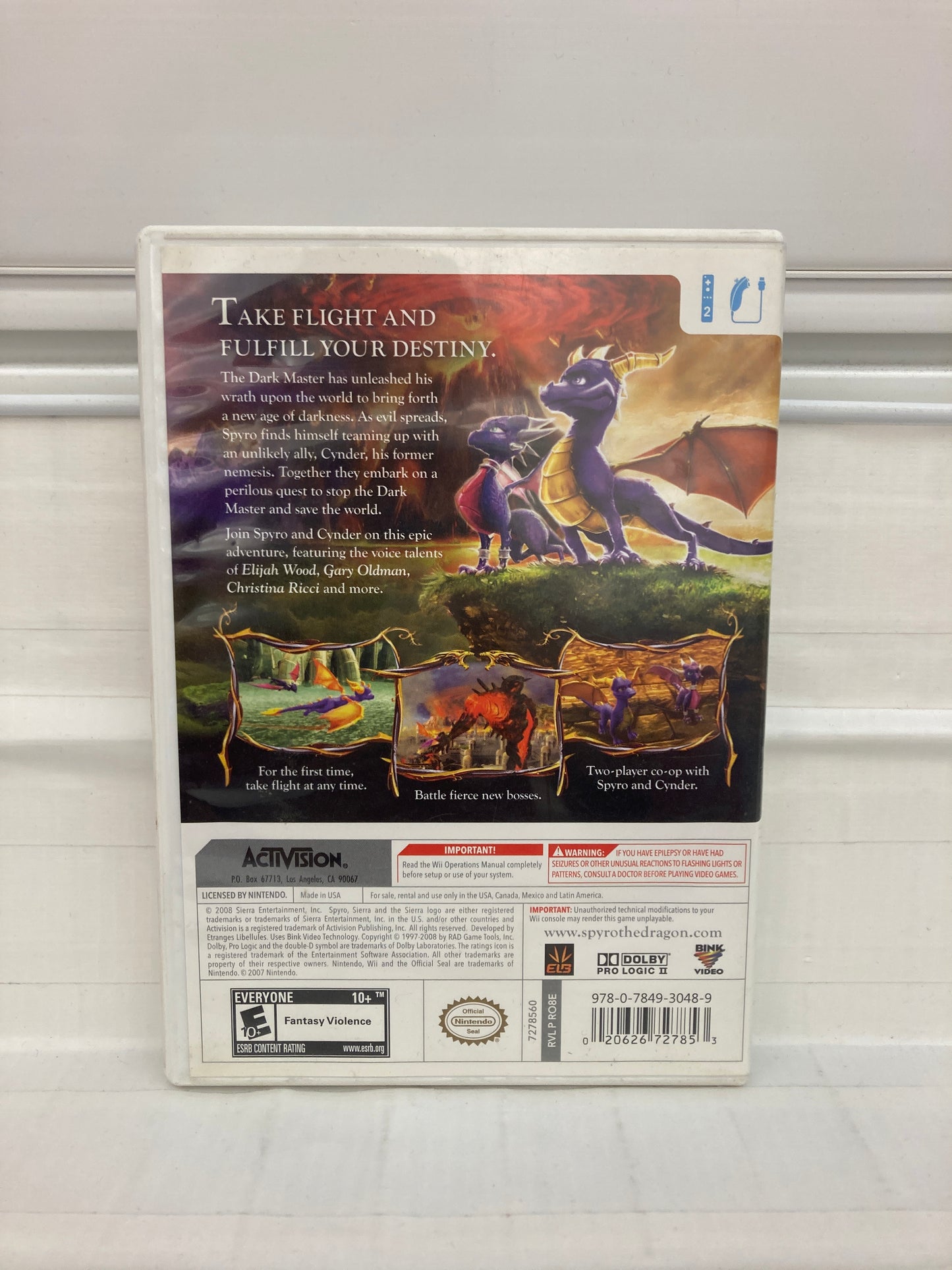 Legend of Spyro Dawn of the Dragon - Wii