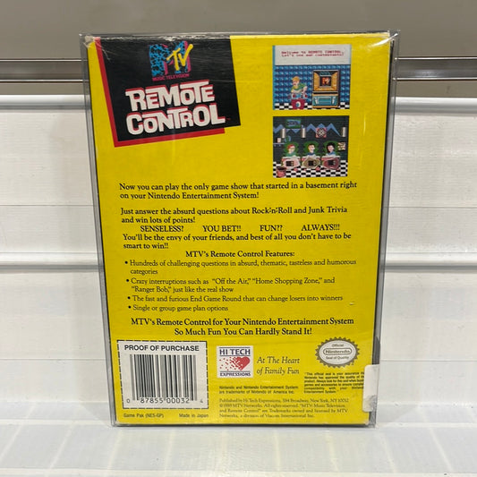 MTV Remote Control - NES