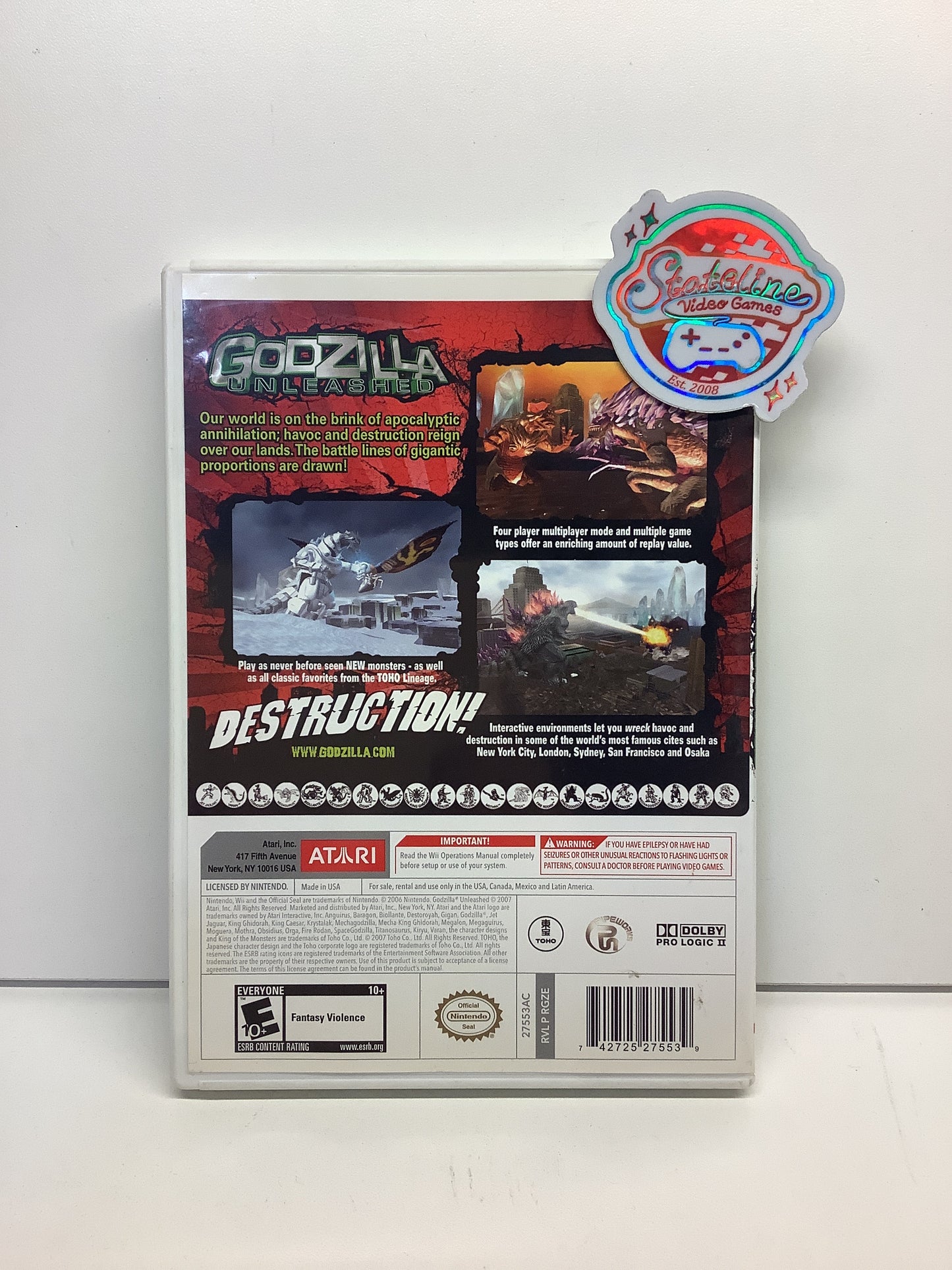 Godzilla Unleashed - Wii