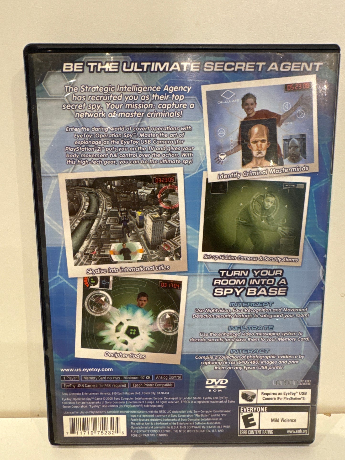 Eye Toy Operation Spy - Playstation 2