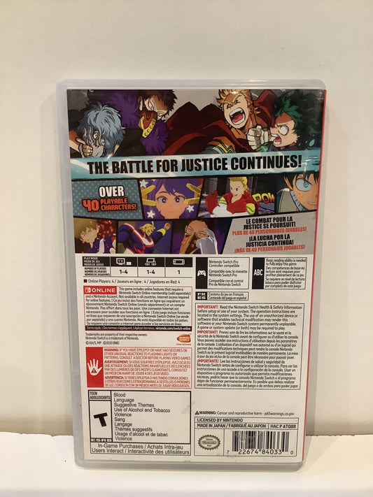 My Hero One's Justice 2 - Nintendo Switch