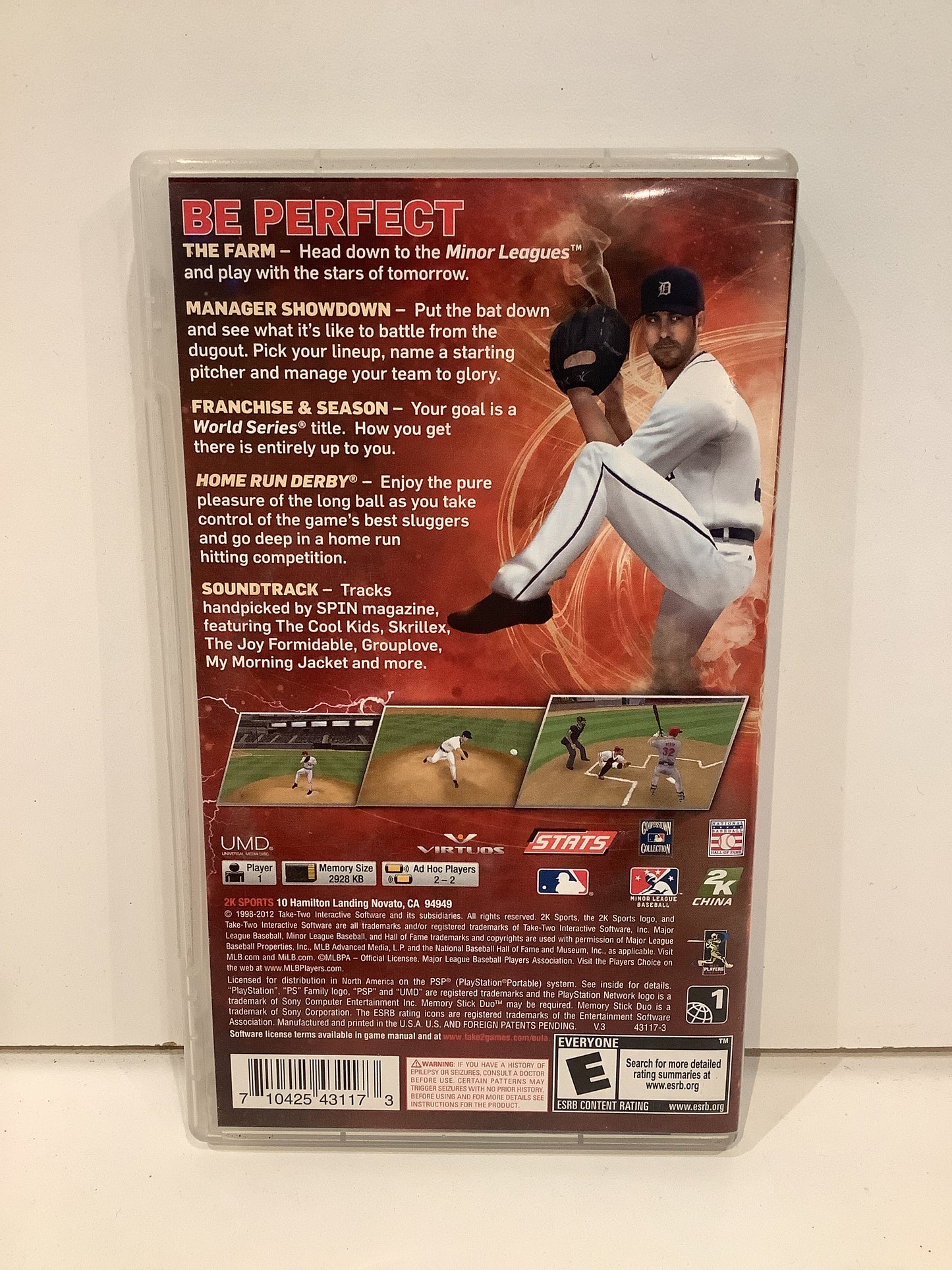 Major League Baseball 2K12 - PSP