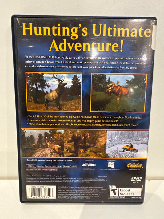 Cabela's Big Game Hunter 2005 Adventures - Playstation 2