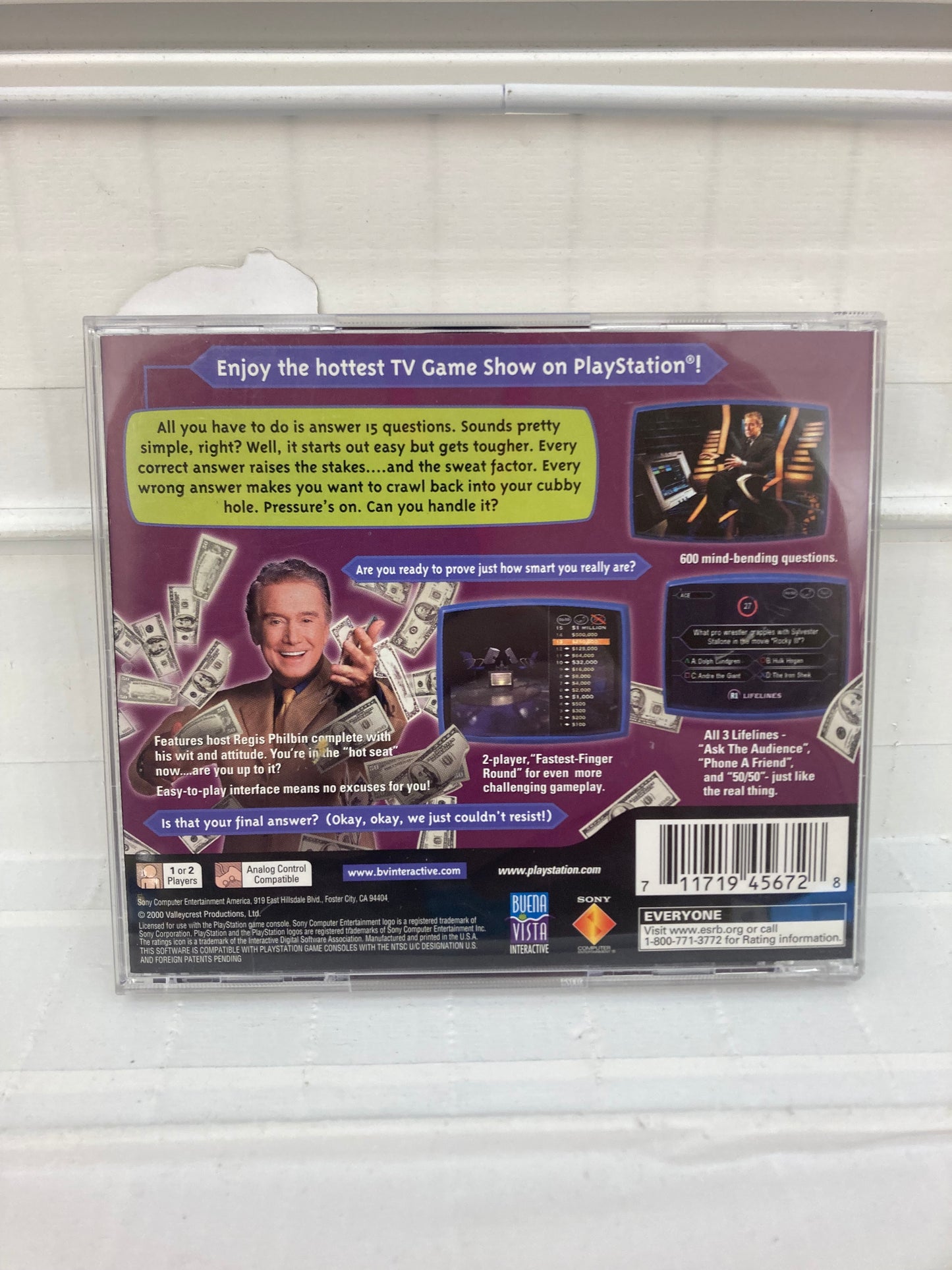 Who Wants To Be A Millionaire 2nd Edition - Playstation