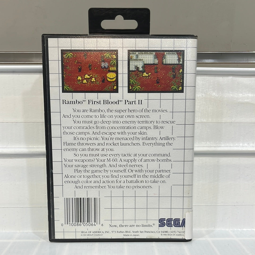 Rambo: First Blood Part II - Sega Master System
