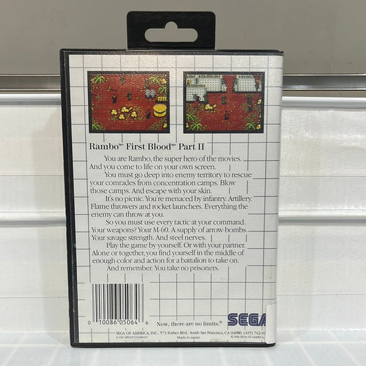 Rambo: First Blood Part II - Sega Master System