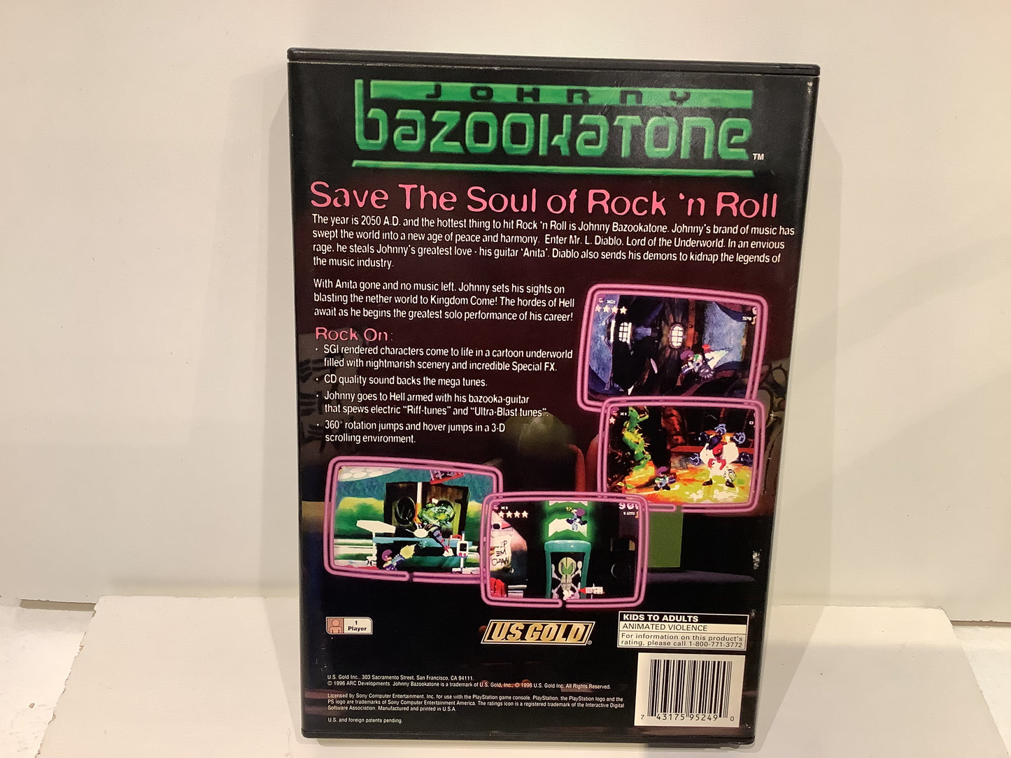 Johnny Bazookatone - Playstation