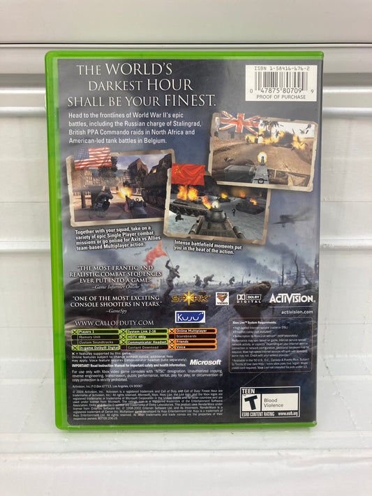Call of Duty Finest Hour - Xbox