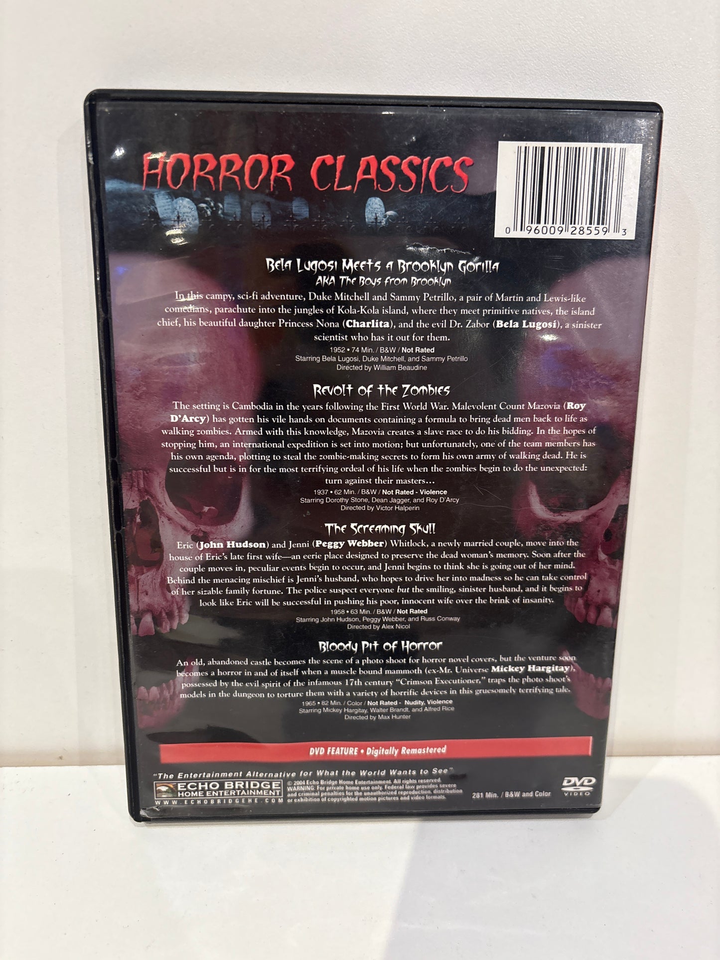 Horror Classics: 4 Movies - DVD