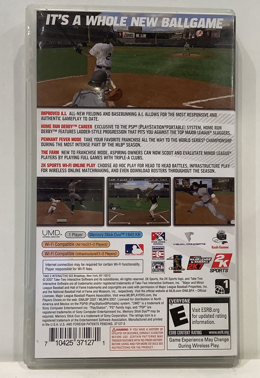 Major League Baseball 2K7 - PSP
