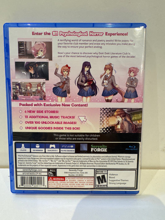 Doki Doki Literature Club Plus - Playstation 4