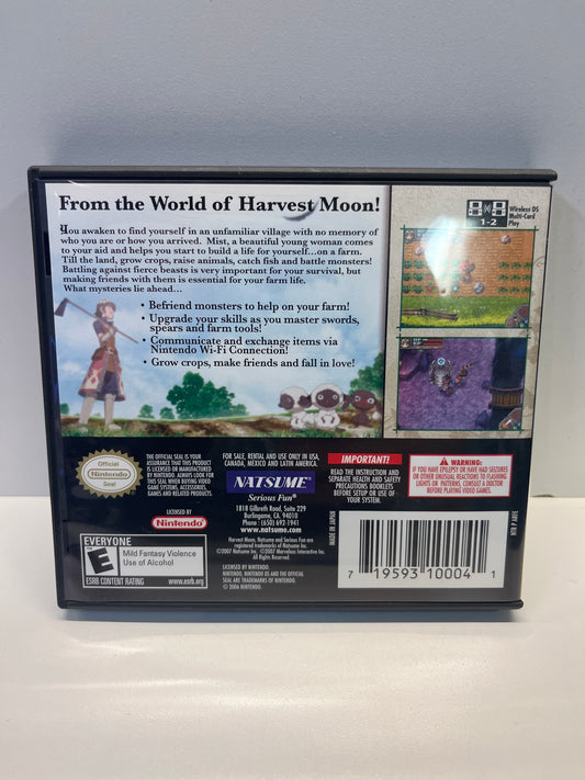 Rune Factory A Fantasy Harvest Moon - Nintendo DS