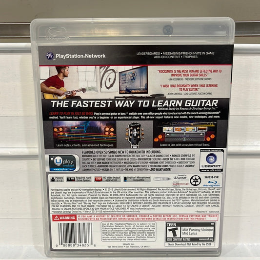 Rocksmith 2014 (Game Only, No Cable) - Playstation 3