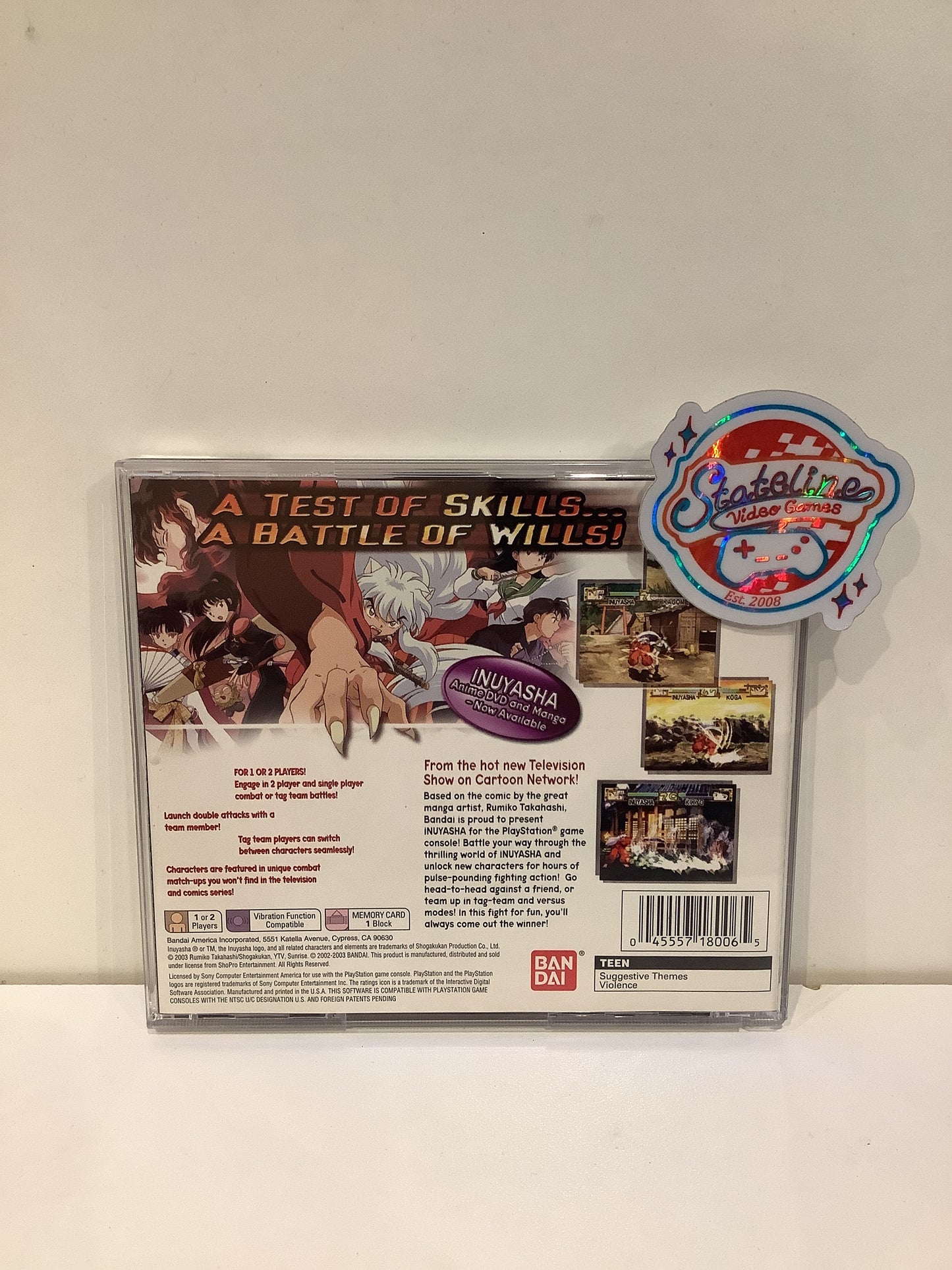 Inuyasha A Feudal Fairy Tale - Playstation