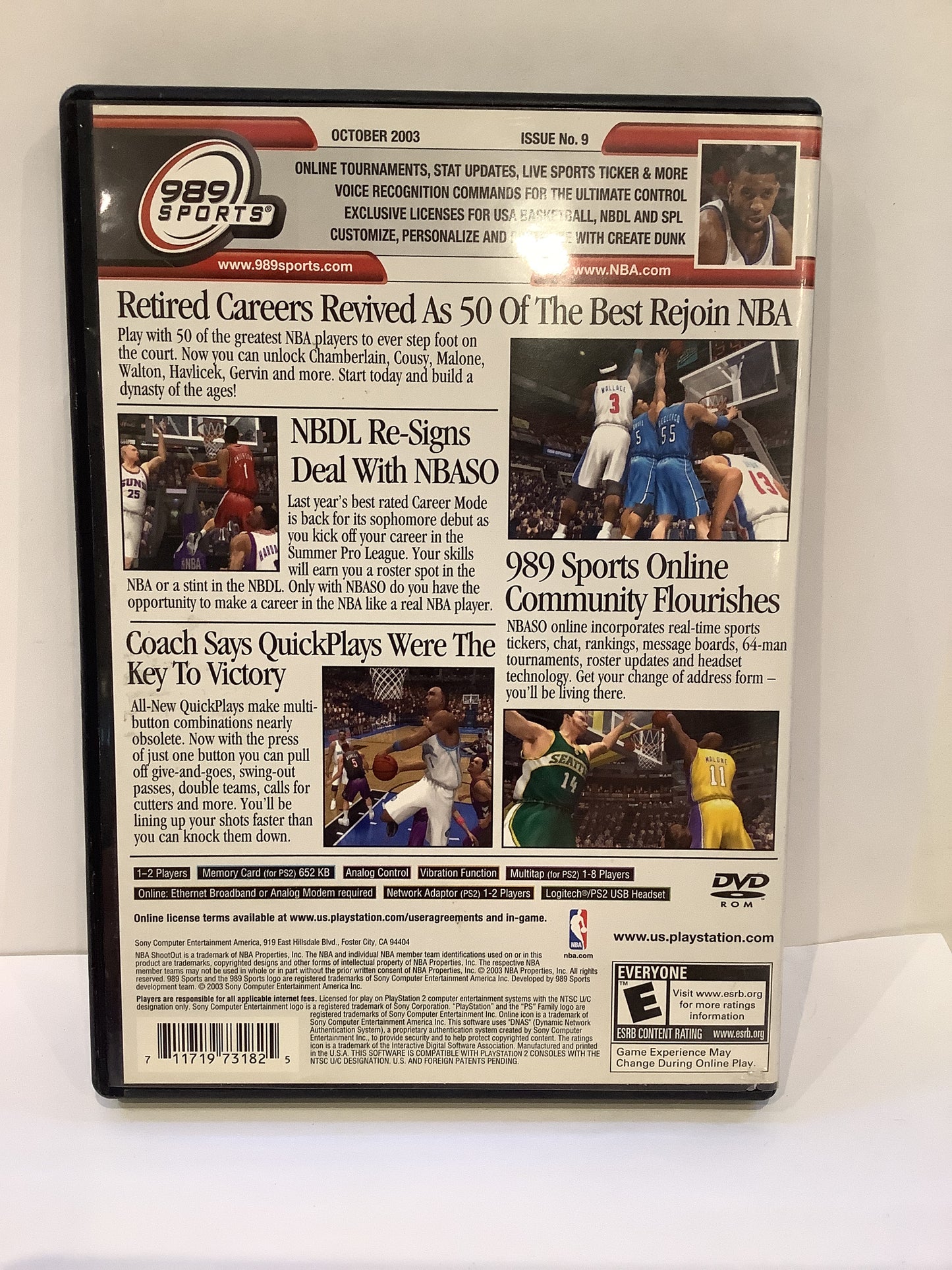 NBA Shootout 2004 - Playstation 2
