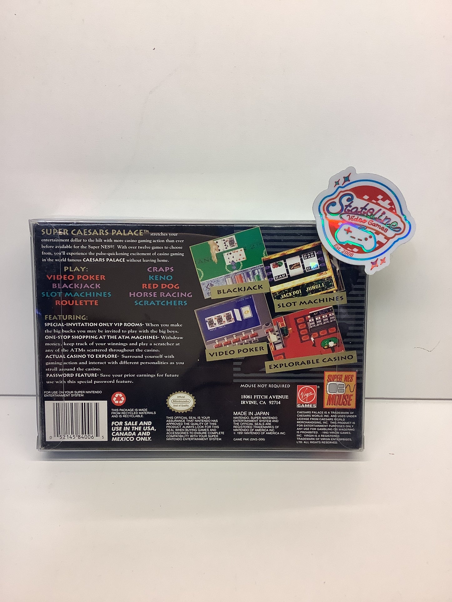 Super Caesar's Palace - Super Nintendo