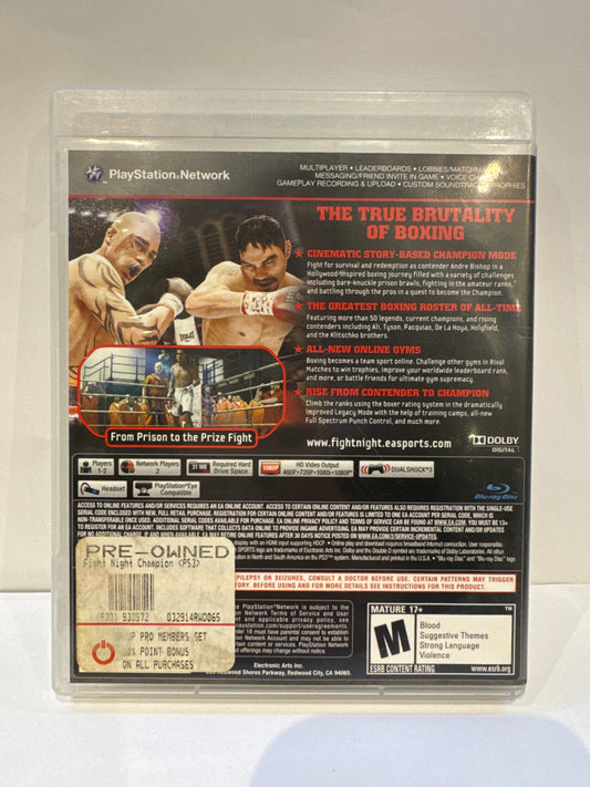 Fight Night Champion - Playstation 3