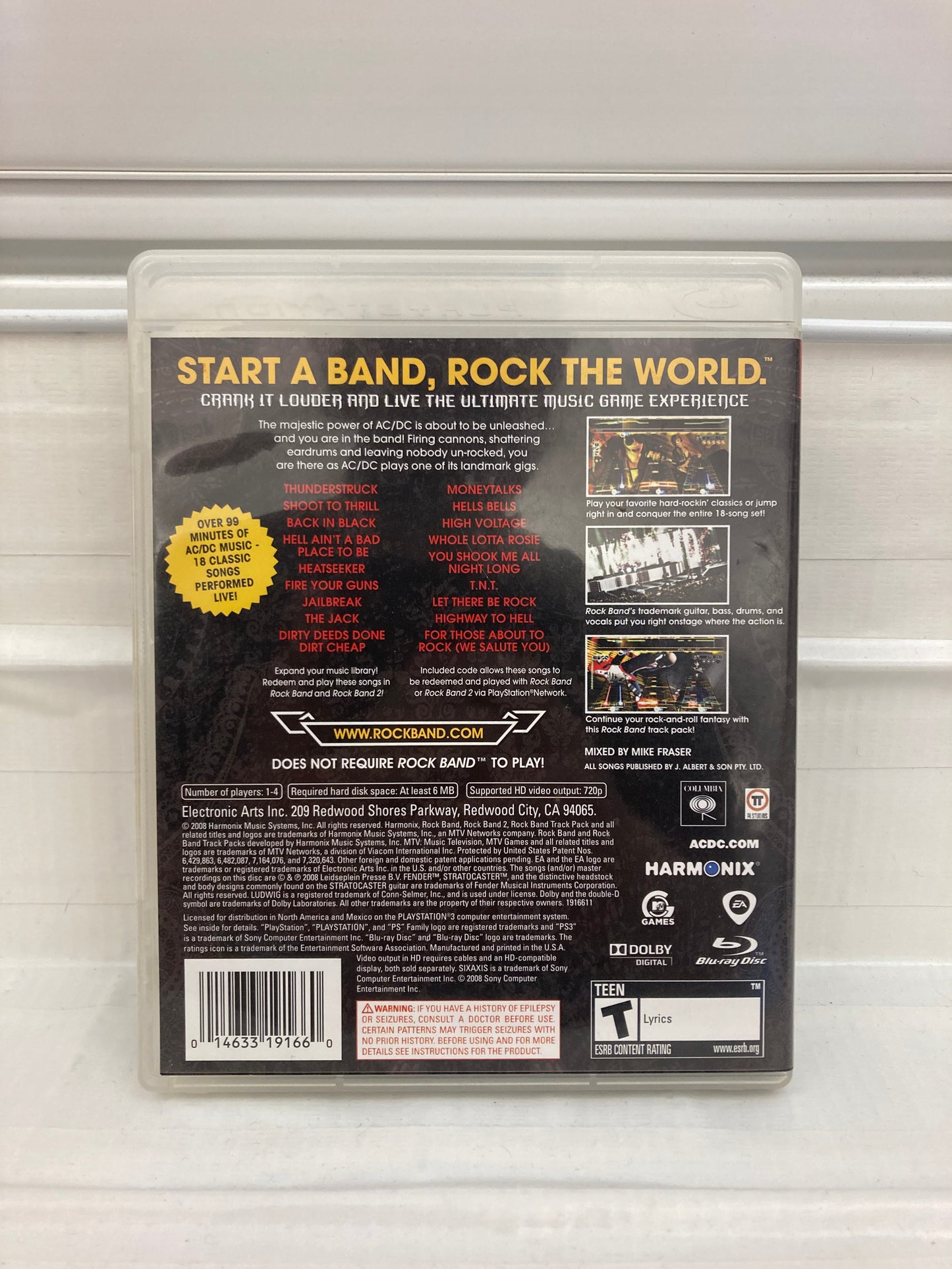 AC/DC Live Rock Band Track Pack - Playstation 3